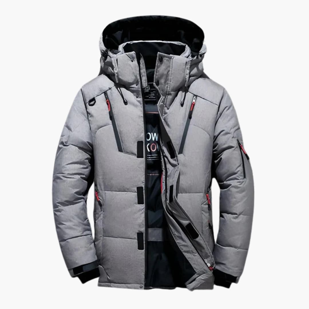 Warm Waterproof Men's Zip Up Hoodie Jacket