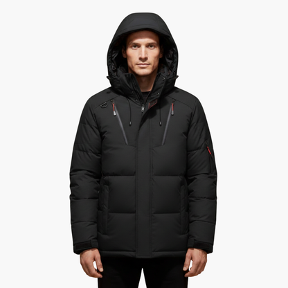 Warm Waterproof Men's Zip Up Hoodie Jacket