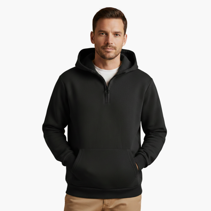 Casual Zip Up Hooded Sweatshirt for Men