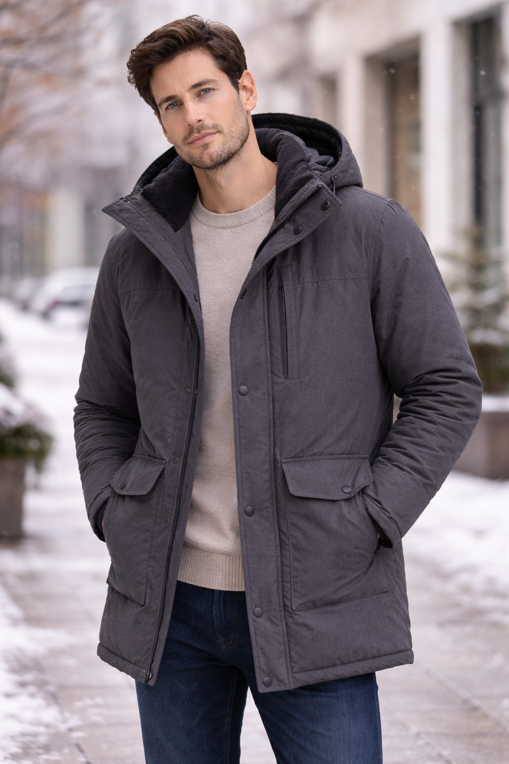 Warm Waterproof Men's Ski Jacket - Nocini