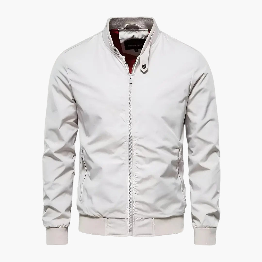 Men's Zip Up Collar Jacket - Olytrend