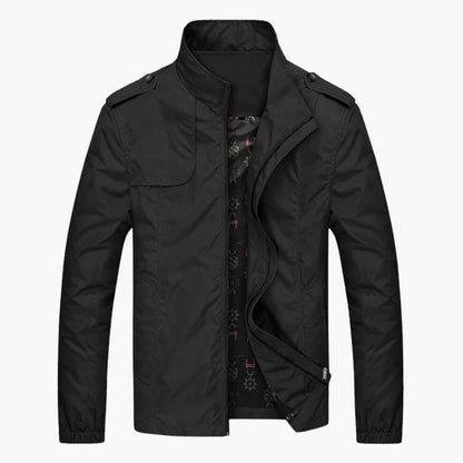 Waterproof Mens Zip Up Collar Jacket