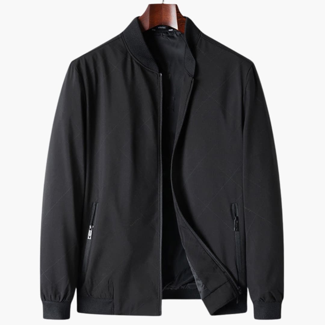 Men's Zip Up Long Sleeve Jacket - Olytrend