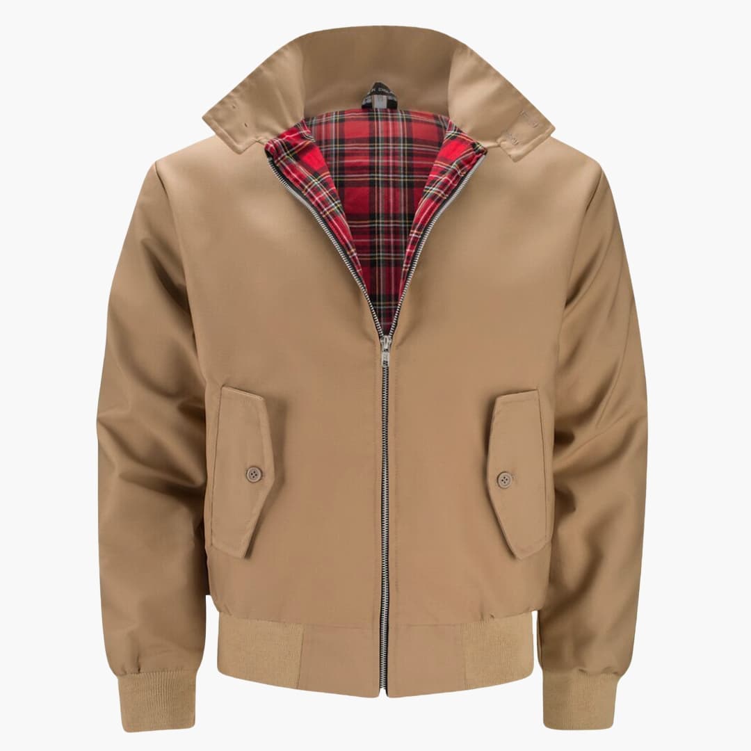 Men's Zip Up Ribbed Edge Jacket