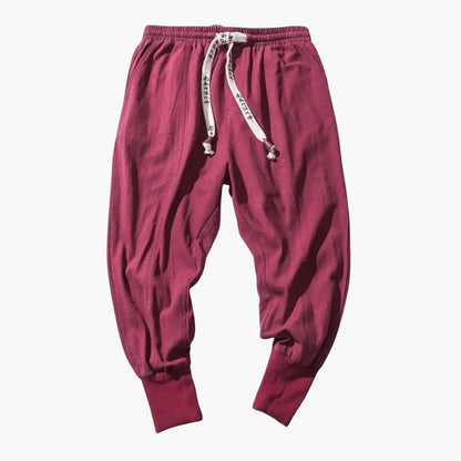 Relaxed Fit Men's Jogger Pants with Elastic Waist
