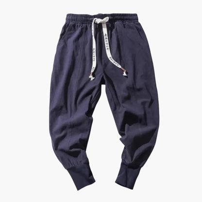 Relaxed Fit Men's Jogger Pants with Elastic Waist