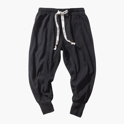 Relaxed Fit Men's Jogger Pants with Elastic Waist