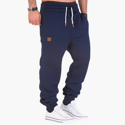 Men's Comfortable Jogger Pants with Elastic Cuffs and Pockets