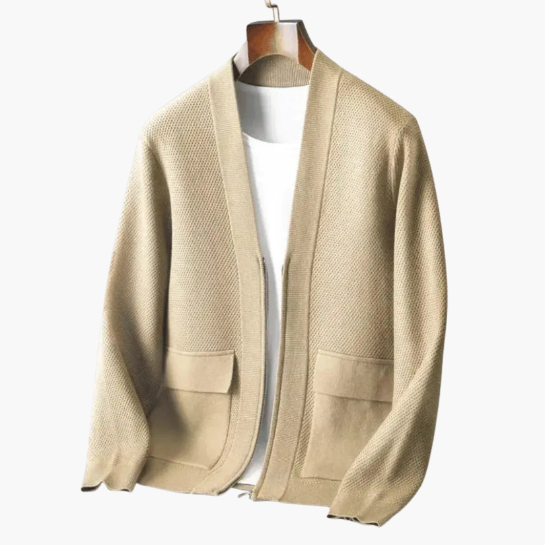 Men's Casual Long Sleeve Cardigan Sweater