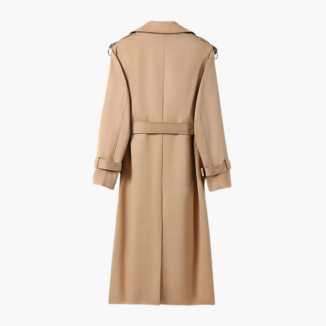 Waterproof Long Belted Mens Trench Coat