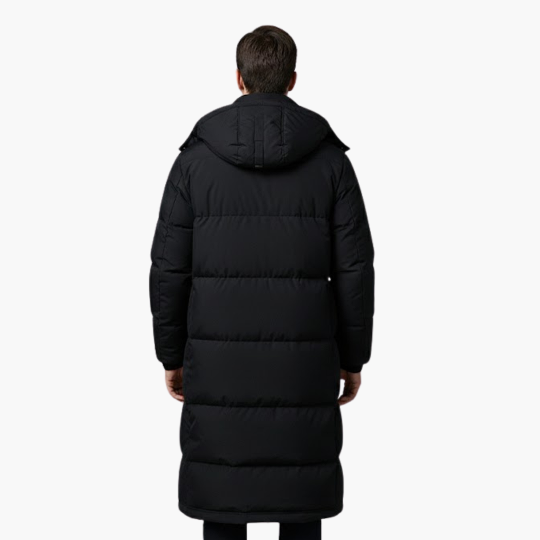 Warm Insulated Men's Winter Coat Full Zip