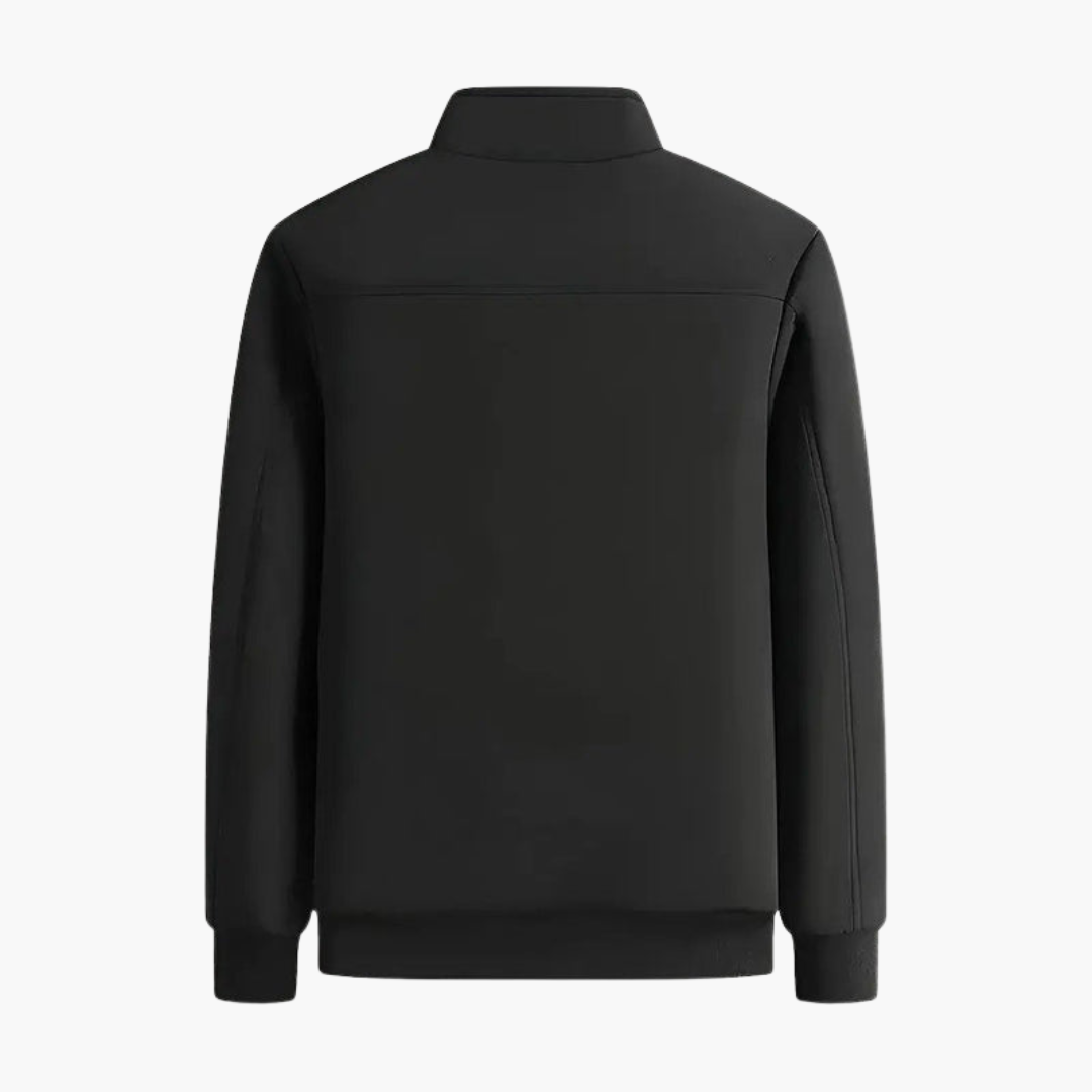 Warm Waterproof Men's Quilted Zip Jacket