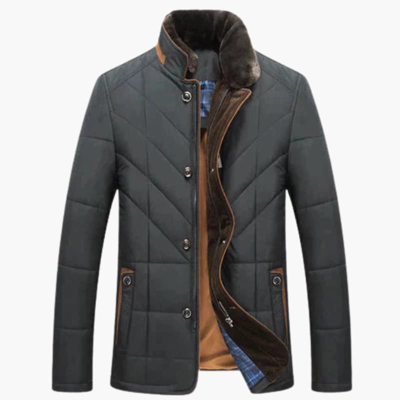Warm Waterproof Men's Padded Parka Jacket
