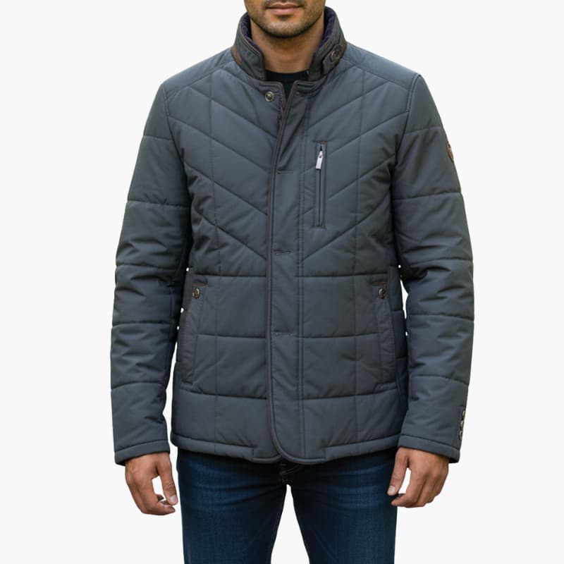 Warm Waterproof Men's Padded Parka Jacket