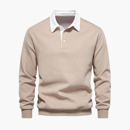 Classic Fit Men's Polo Shirt with Buttons