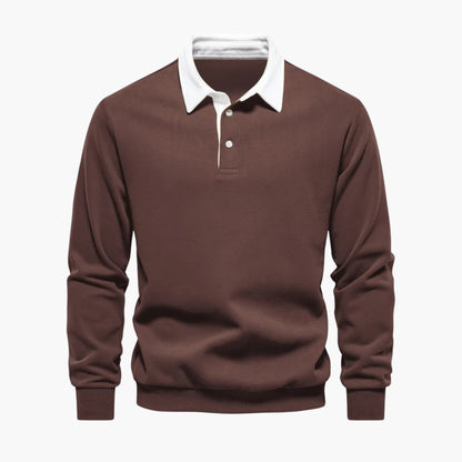 Classic Fit Men's Polo Shirt with Buttons