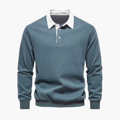 Classic Fit Men's Polo Shirt with Buttons