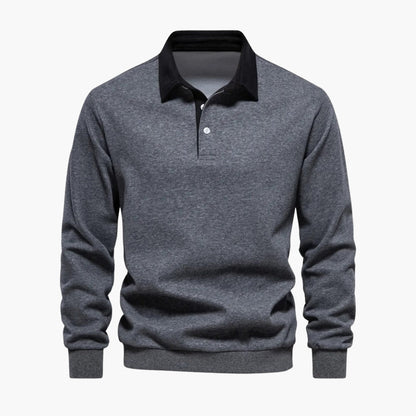 Classic Fit Men's Polo Shirt with Buttons