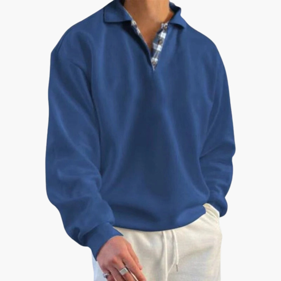 Men's Crew Neck Long Sleeve Sweater