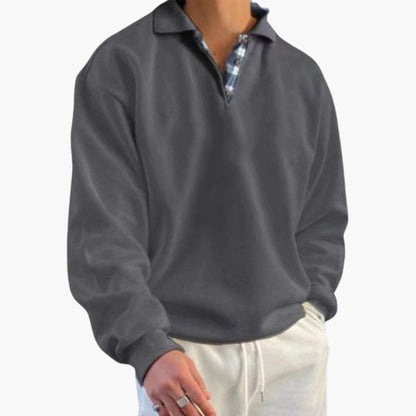 Men's Crew Neck Long Sleeve Sweater