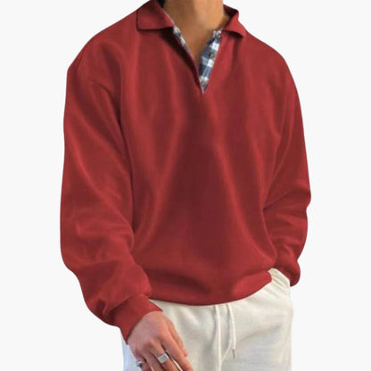 Men's Crew Neck Long Sleeve Sweater