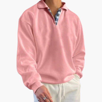 Men's Crew Neck Long Sleeve Sweater