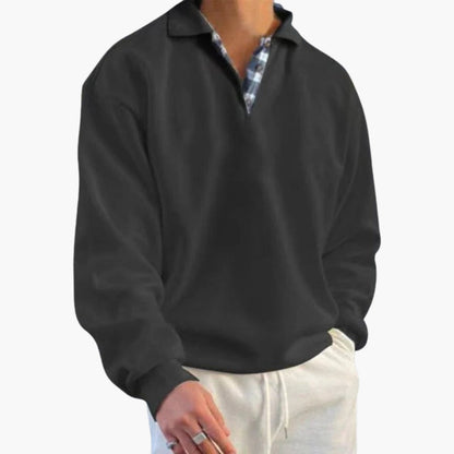 Men's Crew Neck Long Sleeve Sweater