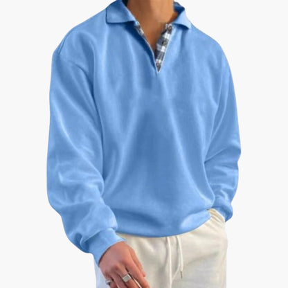 Men's Crew Neck Long Sleeve Sweater