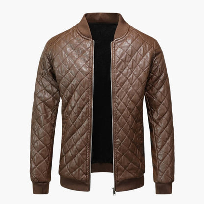 Men's Padded Zip Up Bomber Coat
