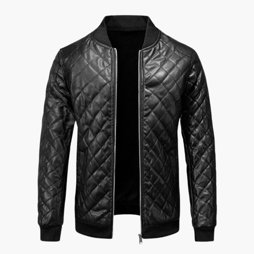 Men's Padded Zip Up Bomber Coat
