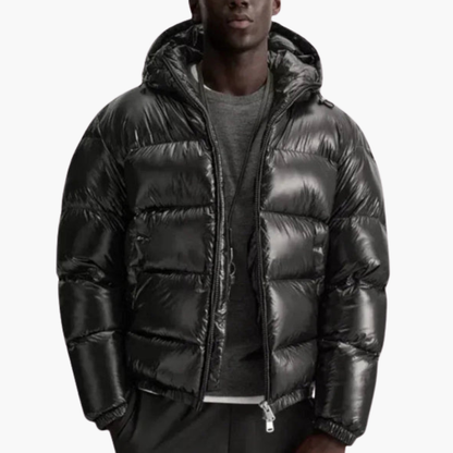 Warm Padded Men's Zip Up Quilted Coat