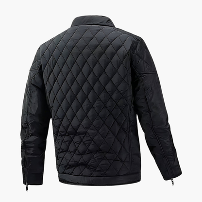 Men's Insulated Padded Coat with Zip Fastening