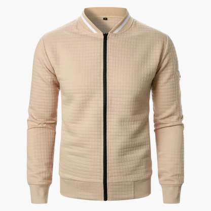 Men's Padded Zip Up Hoodie with Fleece Lining
