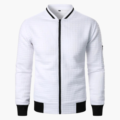 Men's Padded Zip Up Hoodie with Fleece Lining