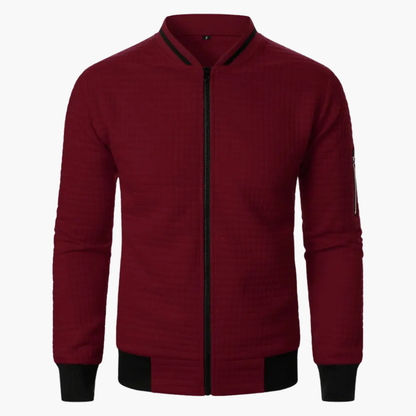 Men's Padded Zip Up Hoodie with Fleece Lining