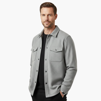 Casual Button Down Shirt Jacket