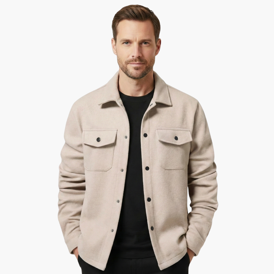 Casual Button Down Shirt Jacket