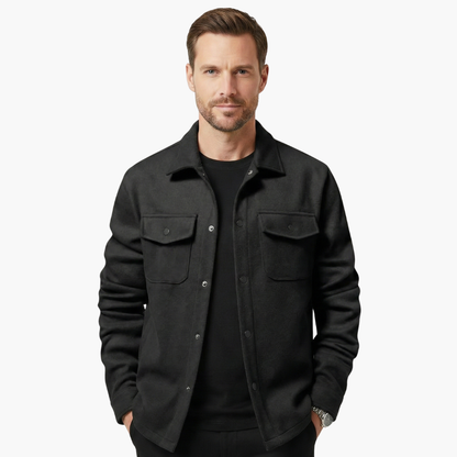 Casual Button Down Shirt Jacket