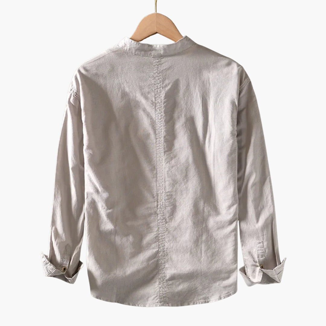 Classic Casual Long Sleeve Dress Shirt