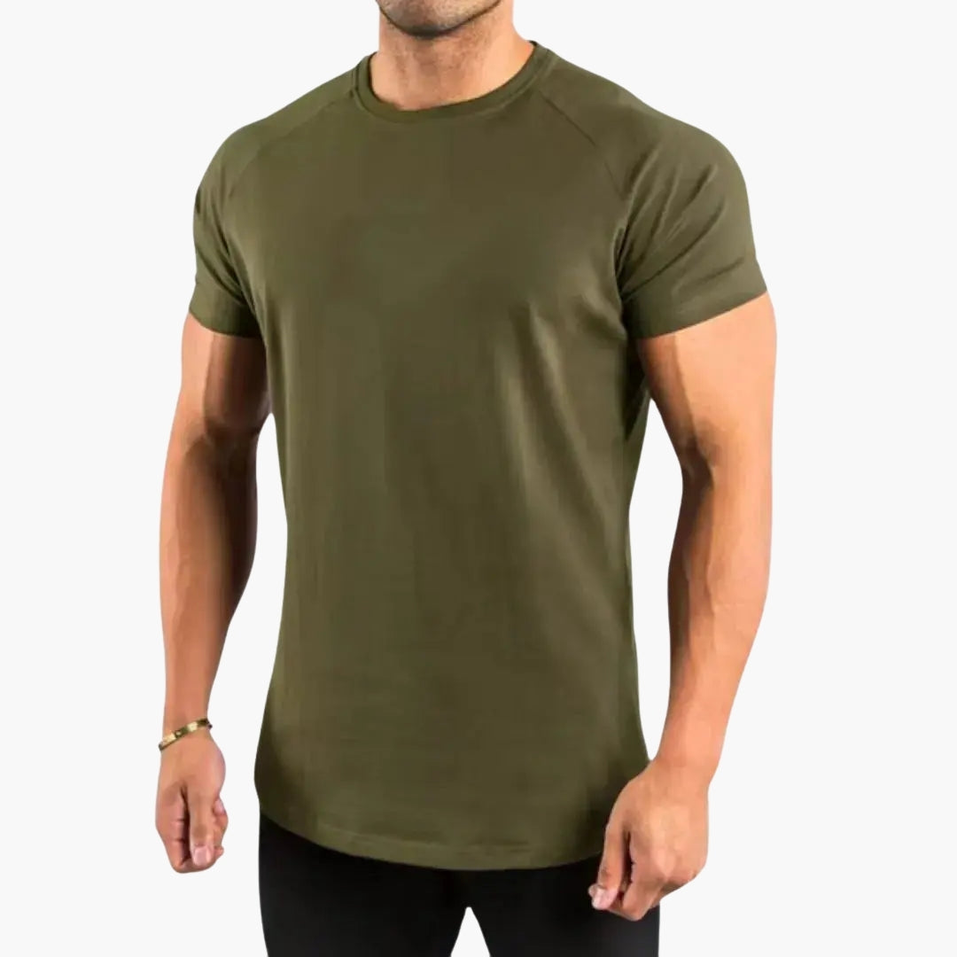 Classic Casual Crew Neck Tee Shirt