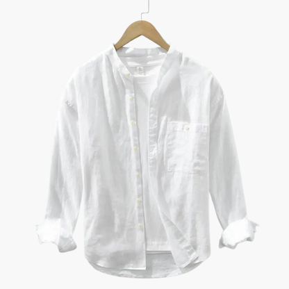 Men's Tailored Fit Dress Shirt with Pocket
