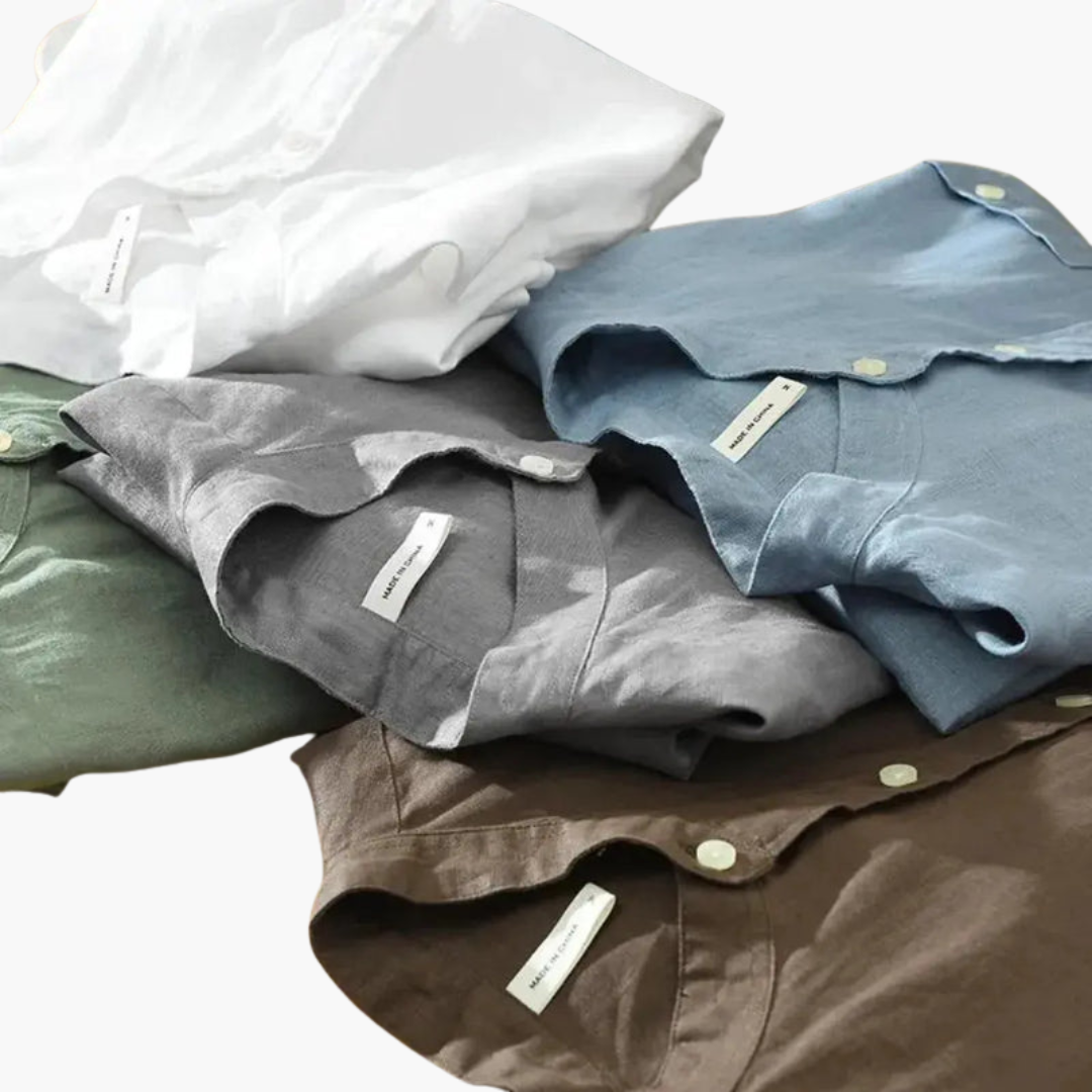 Men's Tailored Fit Dress Shirt with Pocket