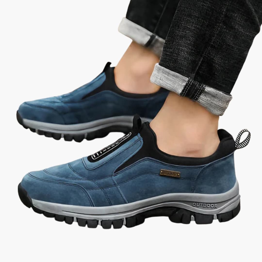 Comfortable Men's Hiking Slip On Shoes with Cushioning