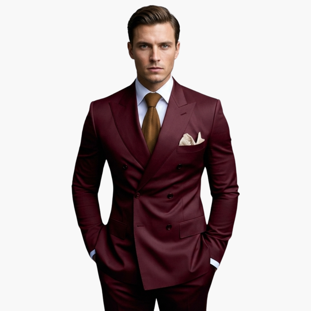 Classic Two Button Slim Fit Men's Suit