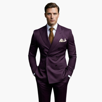 Classic Two Button Slim Fit Men's Suit