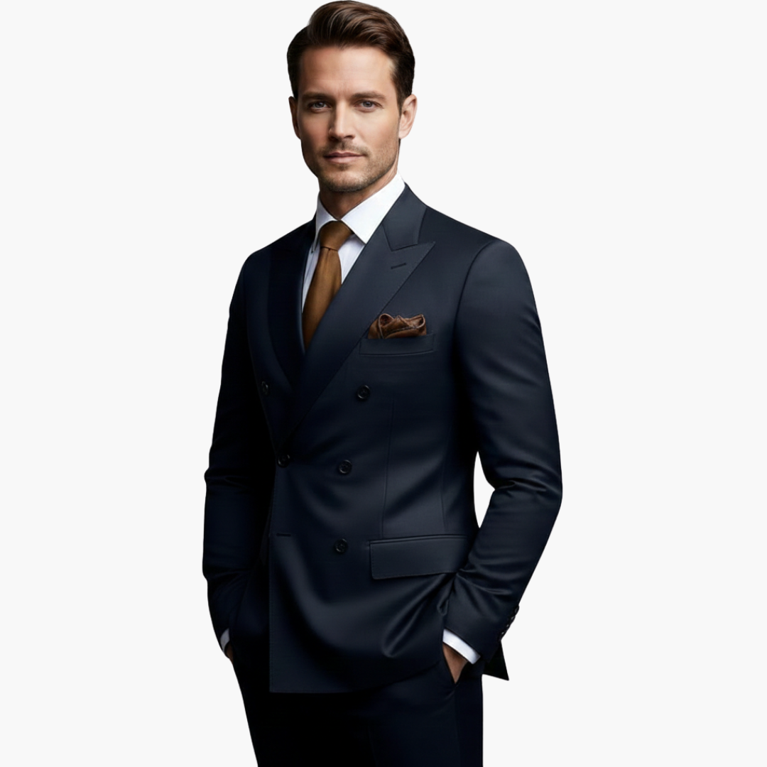 Classic Two Button Slim Fit Men's Suit