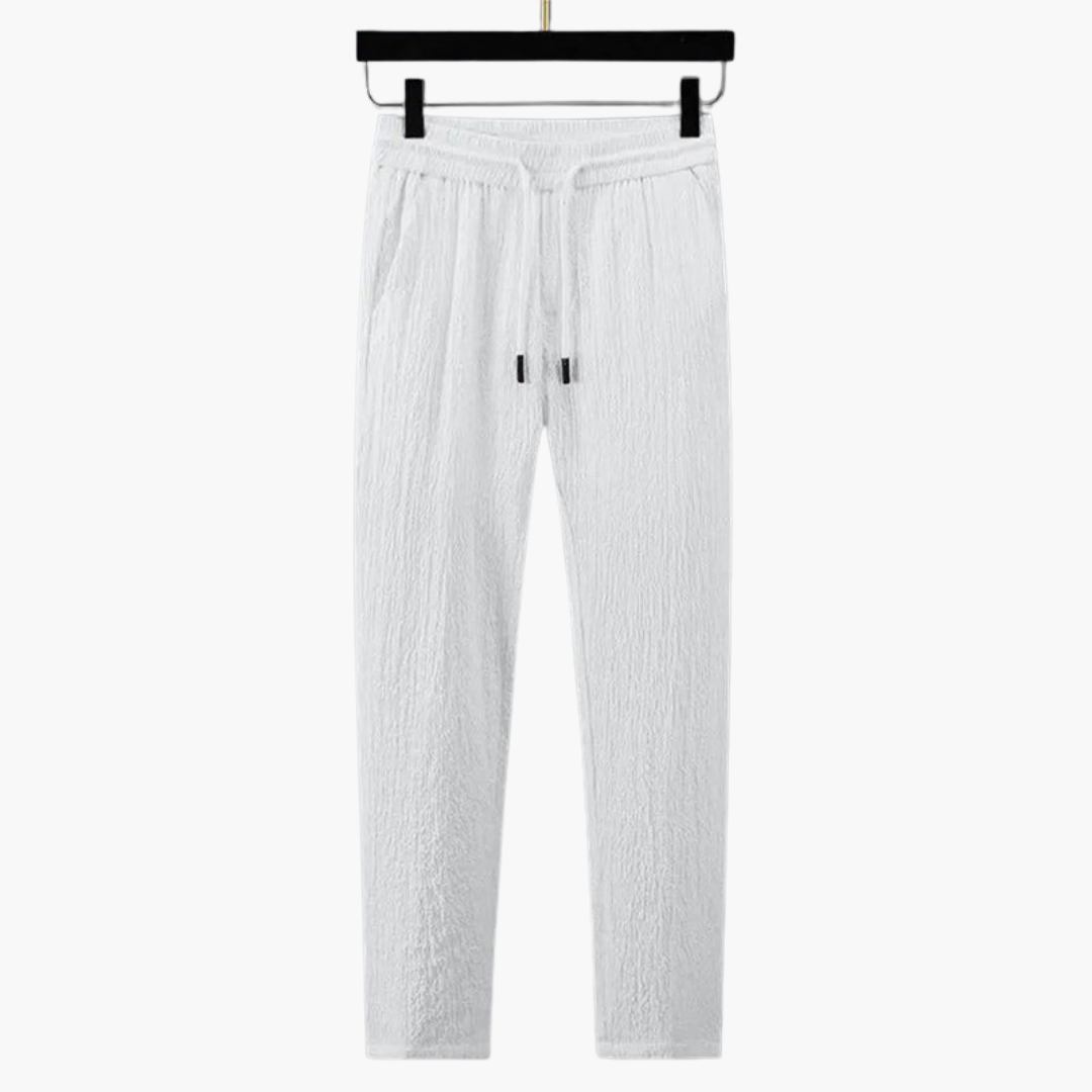 Slim Fit 2 Piece Suit with Elastic Waist Pants