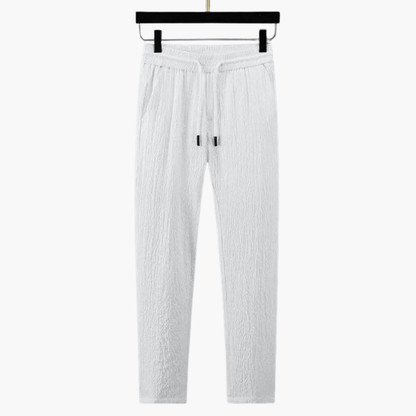 Slim Fit 2 Piece Suit with Elastic Waist Pants