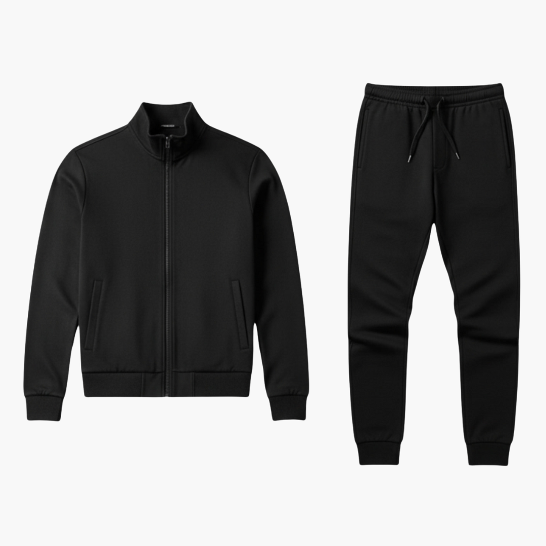 Men's 2-Piece Tracksuit with Zipper Jacket and Pants - Olytrend