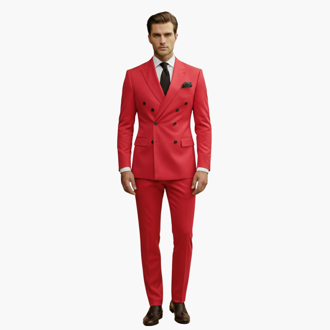 Classic Fit Mens 2 Piece Business Suit